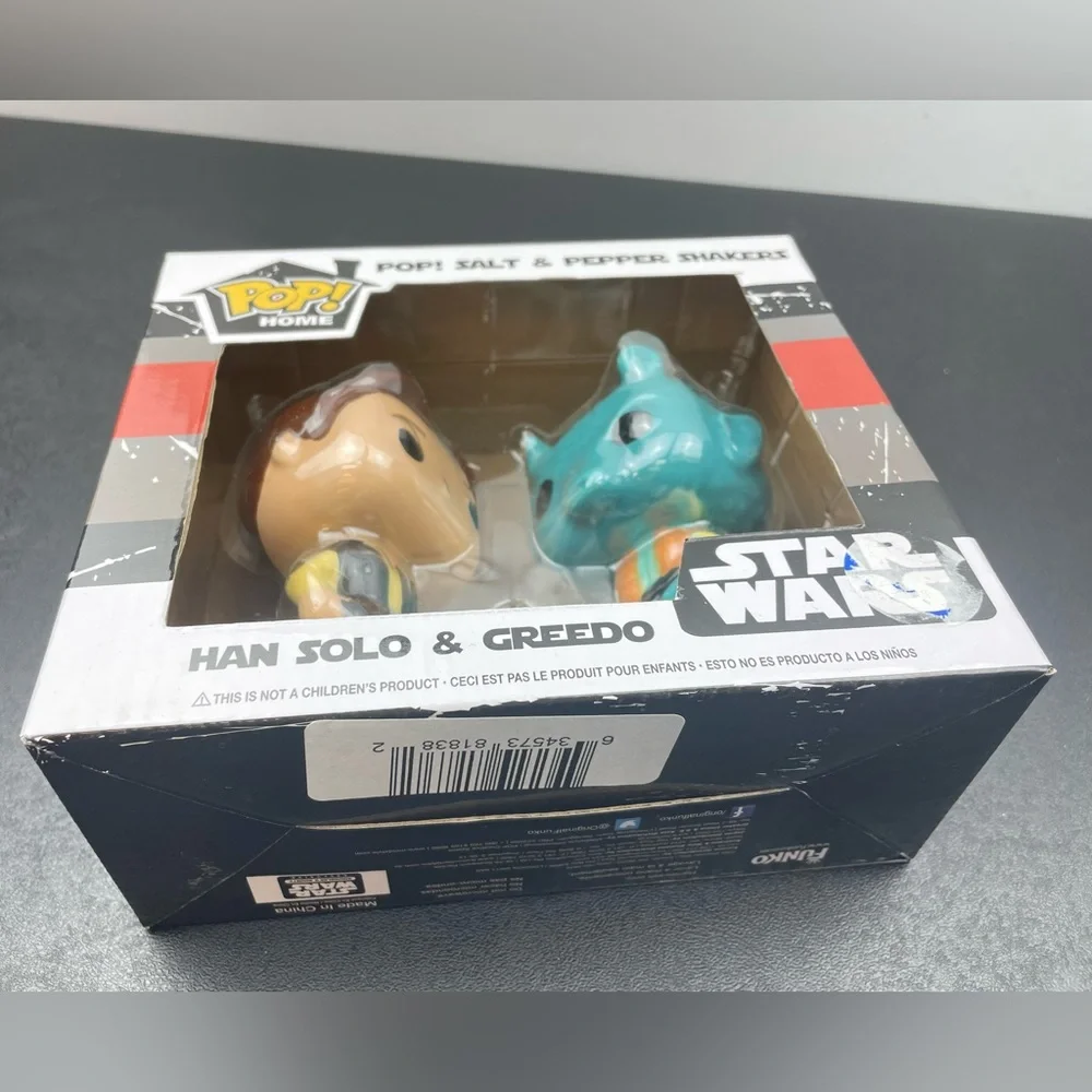 Pop! Home -~STAR WARS~ Salt & Pepper Shakers - Han Solo & Greedo 4”